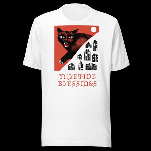Yule Cat Unisex t-shirt