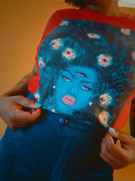 Blue Goddess Unisex t-shirt