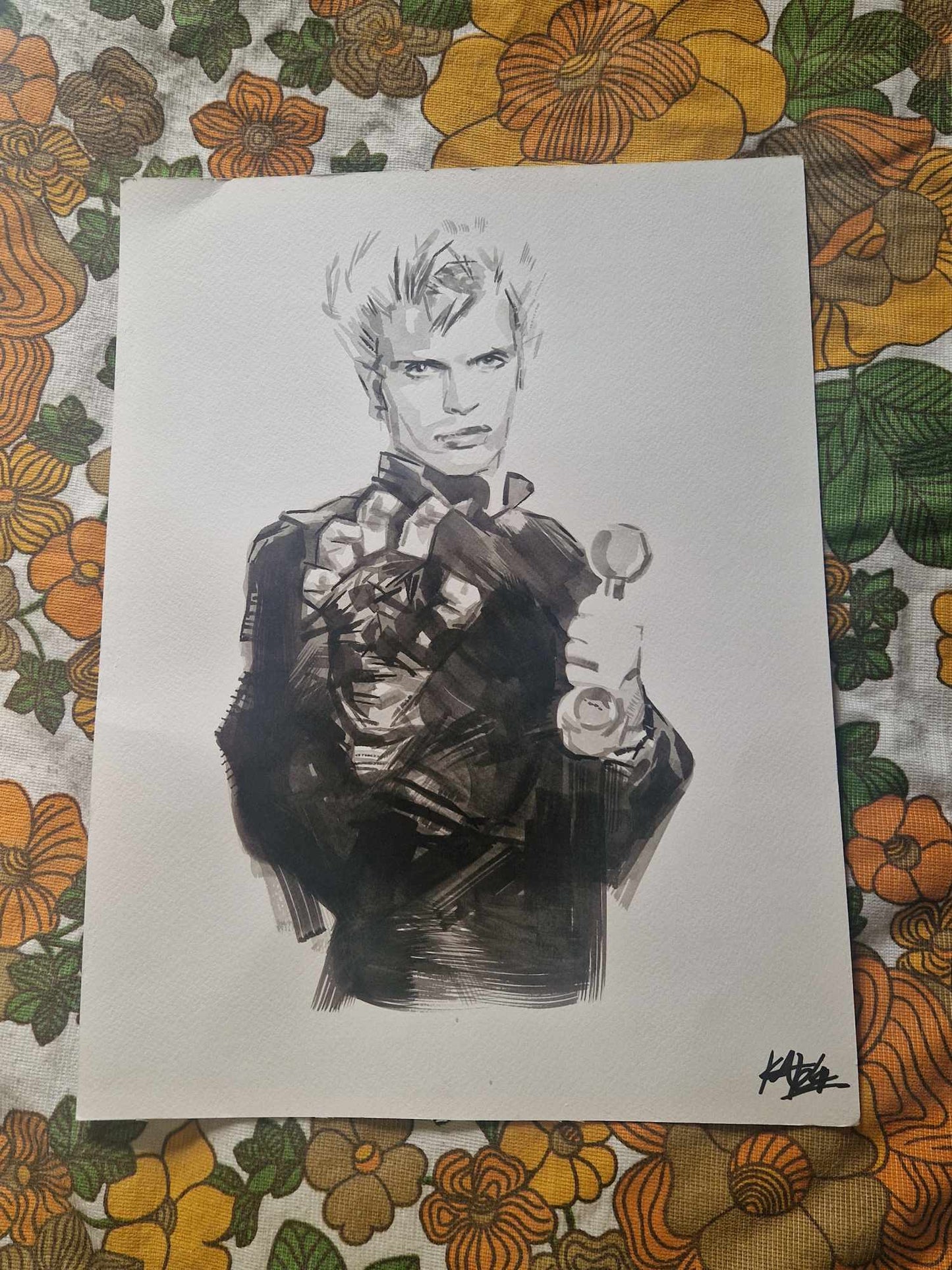 Billy Original Ink Painting (A3)