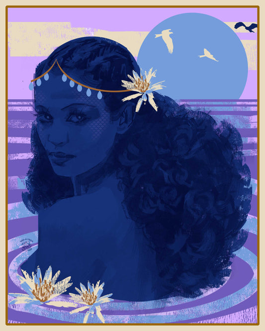 ZODIAC : AQUARIUS Print (Blank)