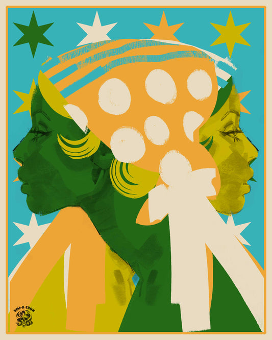 ZODIAC : GEMINI Print (Blank)