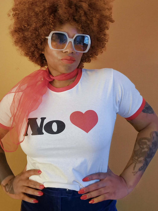 No Unisex Ringer T-shirt