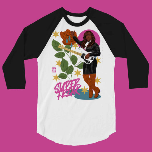 SUPERFREAK 3/4 sleeve raglan shirt