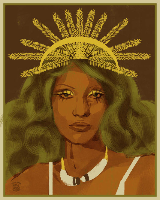 ZODIAC : VIRGO Print (Blank)