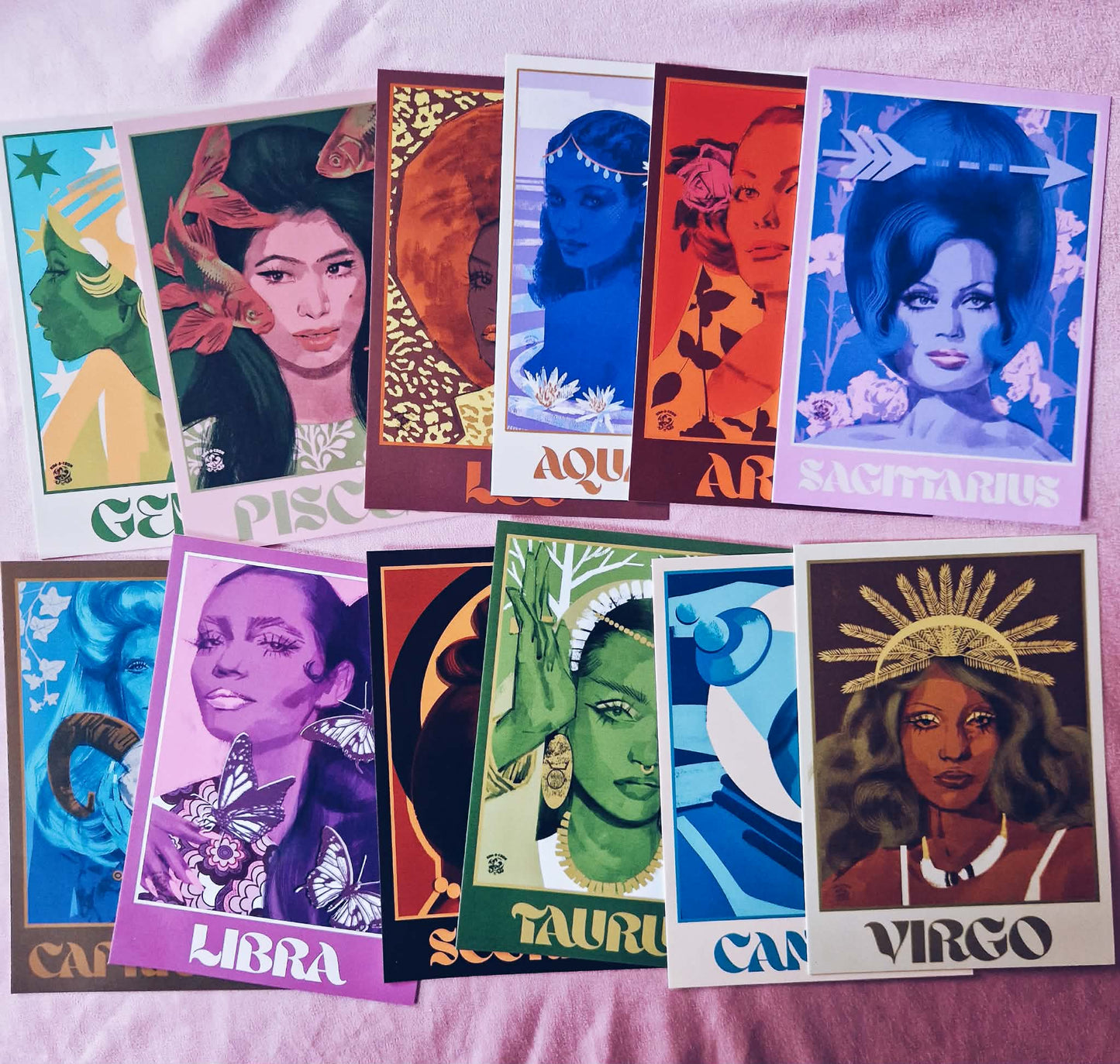 ZODIAC Postcards Set