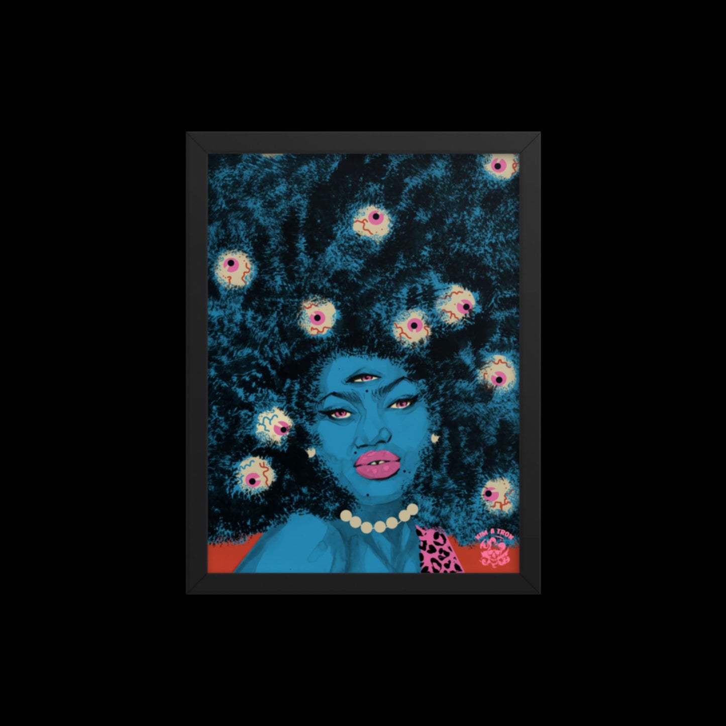 Blue Goddess Framed Print