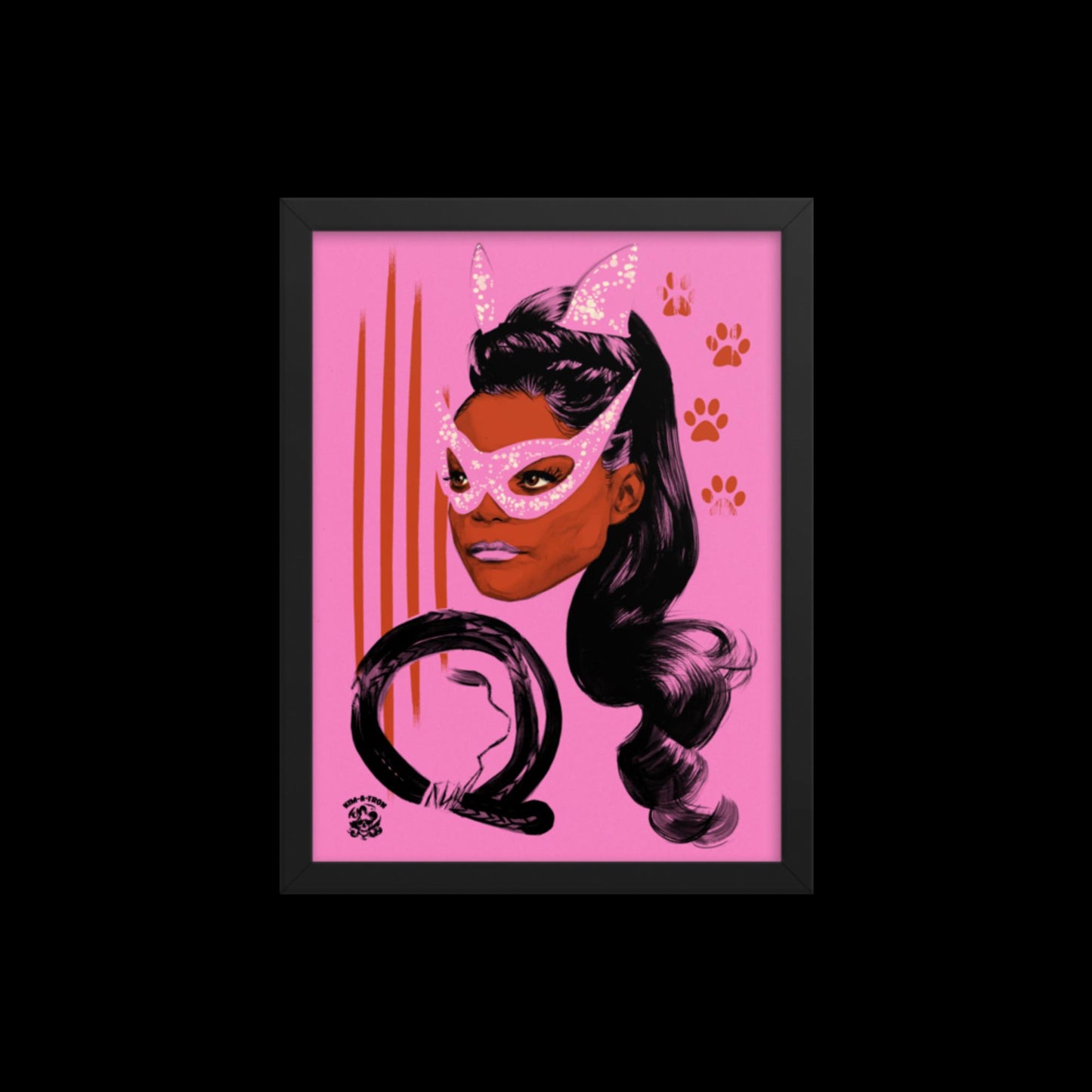 Eartha Kitt CatWoman Framed Print