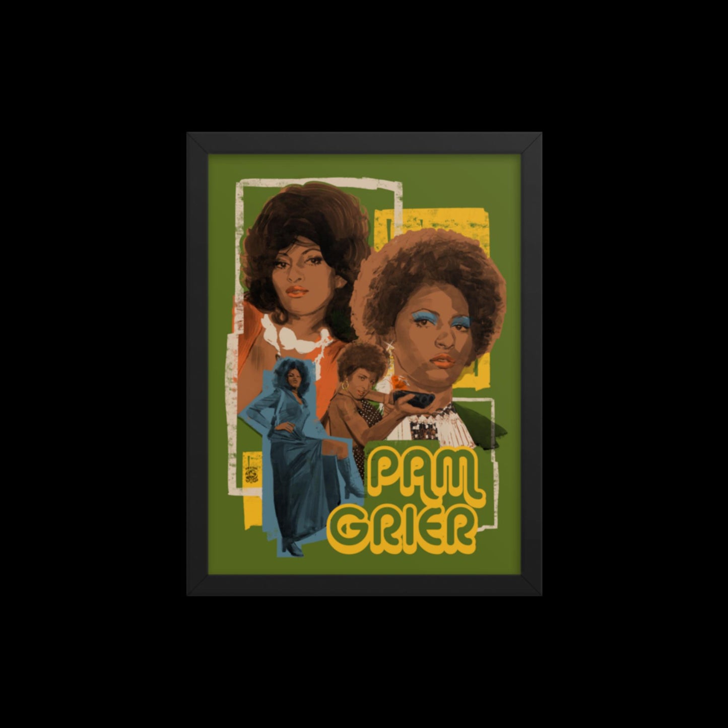 Pam Grier Framed Print