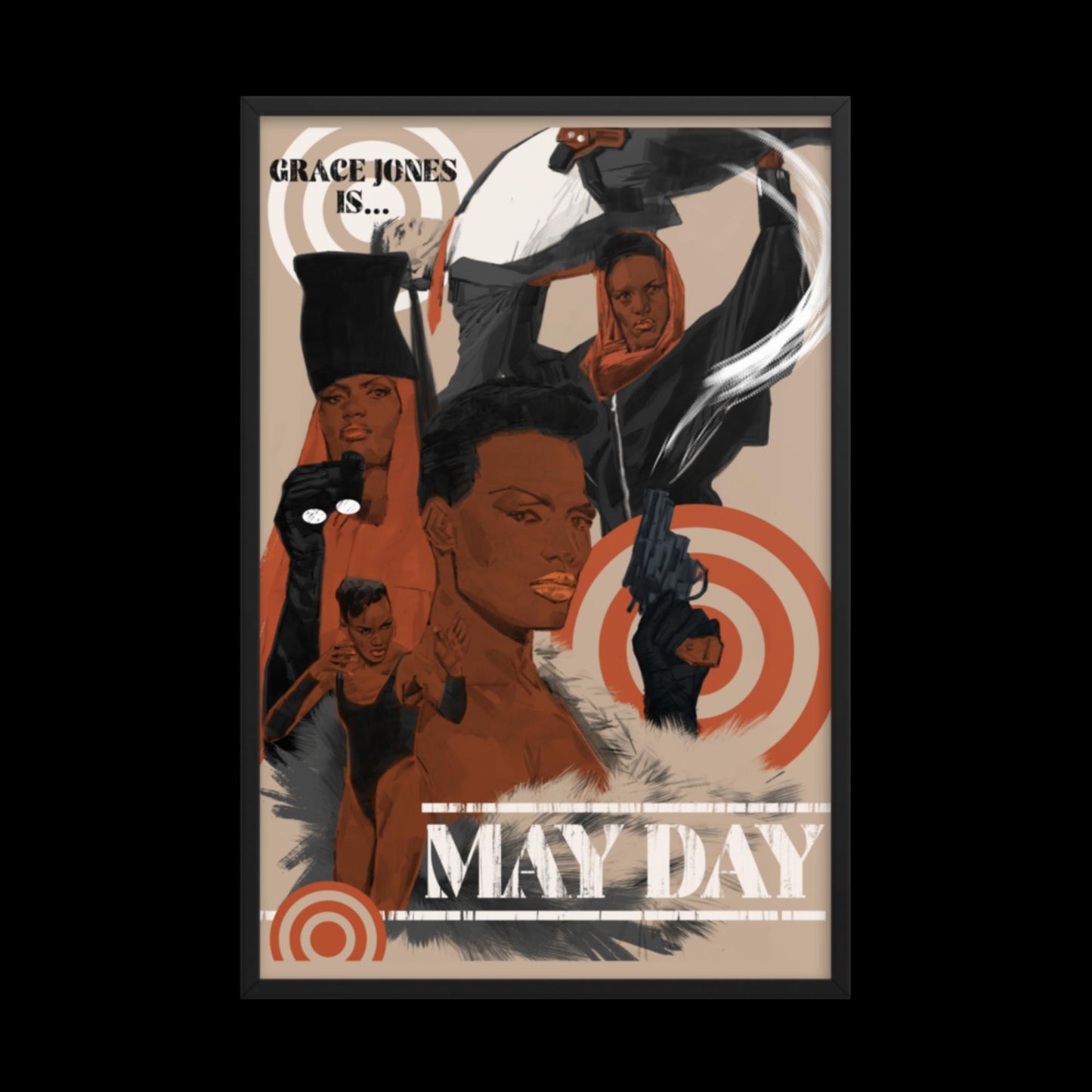 May Day A Vie To A Kill Framed Print