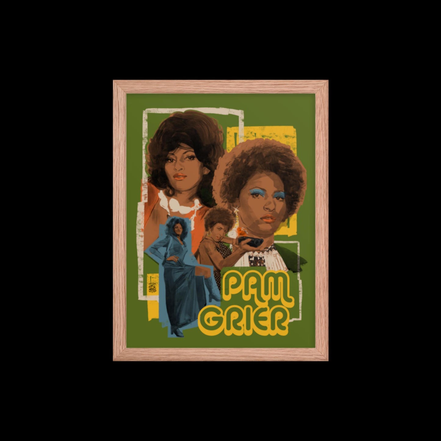 Pam Grier Framed Print