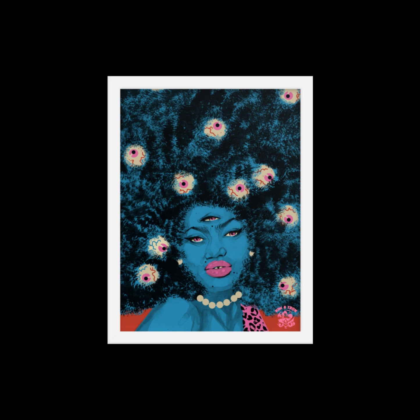 Blue Goddess Framed Print