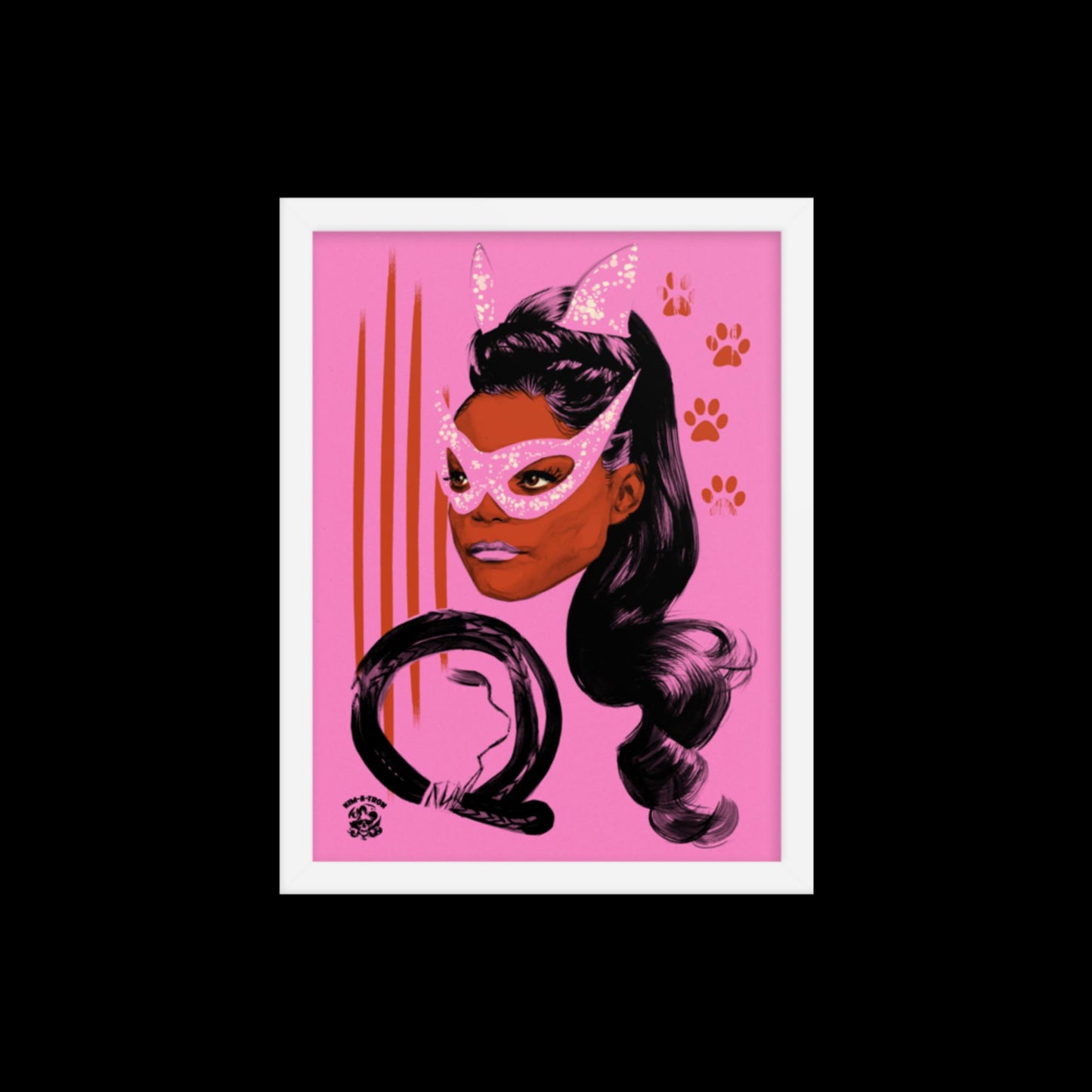 Eartha Kitt CatWoman Framed Print