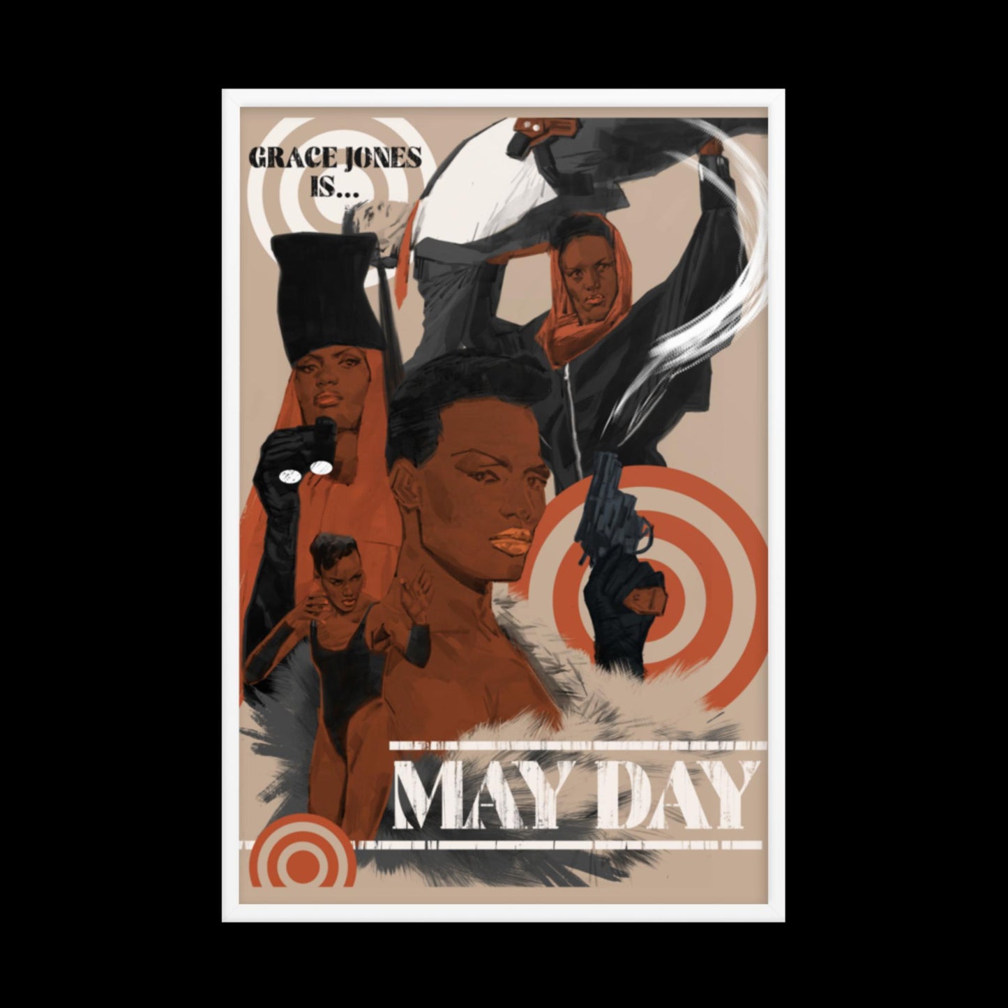 May Day A Vie To A Kill Framed Print