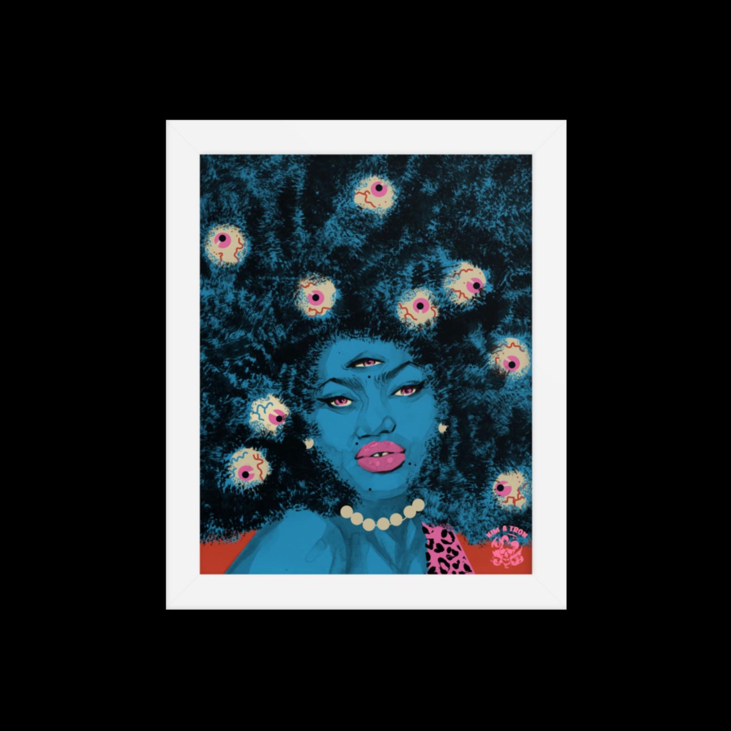 Blue Goddess Framed Print