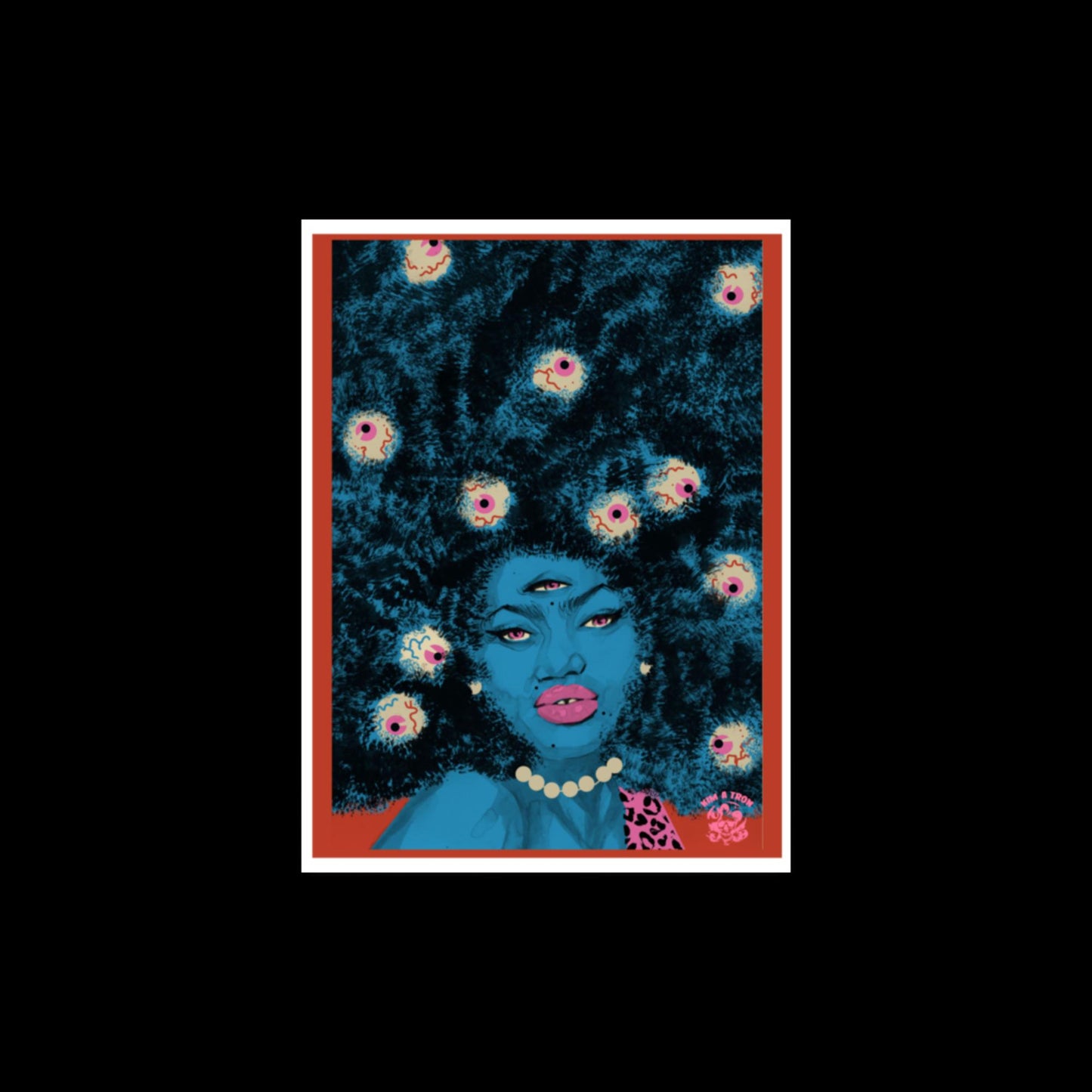 Blue Goddess Print