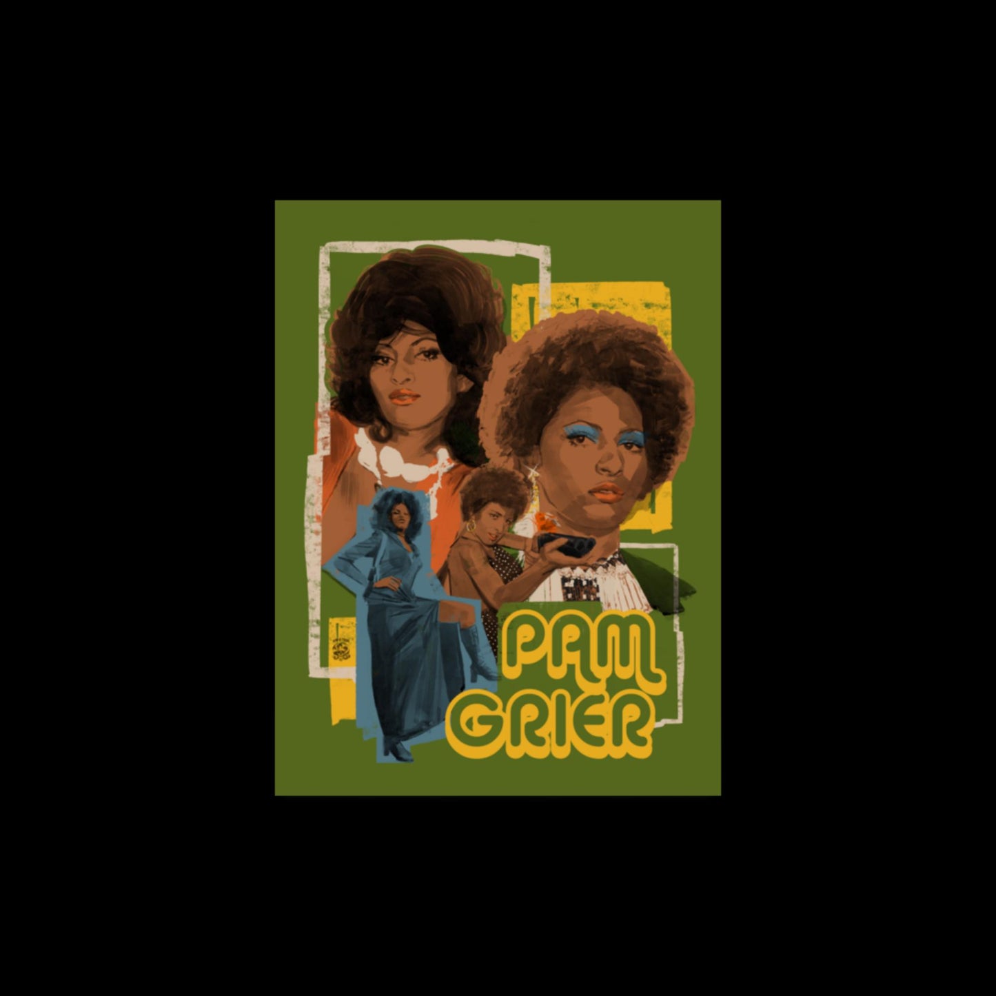 Pam Grier Print