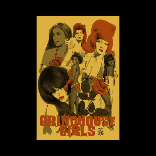 Grindhouse Girls Print (Yellow)