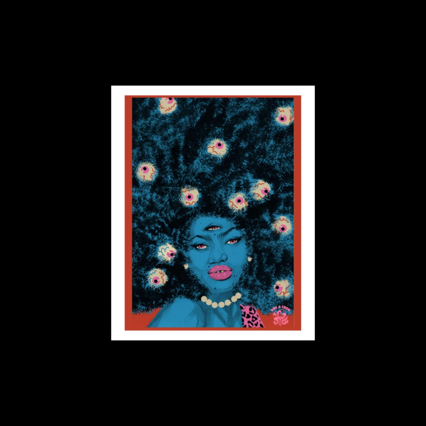 Blue Goddess Print