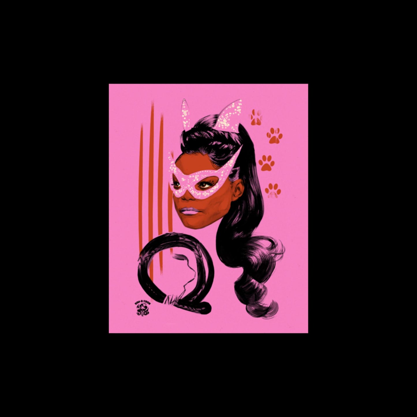 Eartha Kitt CatWoman Print